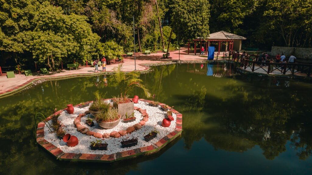 Lago do Jardim Botânico de Anápolis. (Foto: Divulgação/Prefeitura de Anápolis)