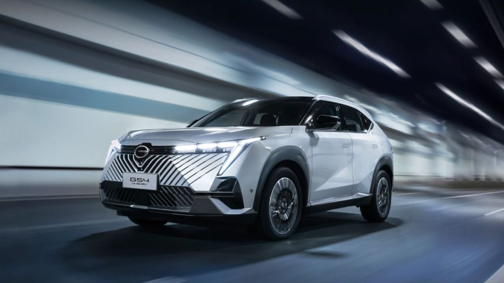 Modelo da GAC chega a Goiânia. (Foto: Reprodução/GAC)