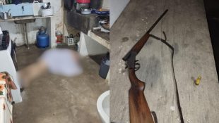 Mulher foi morta com tiro de espingarda. (Foto: Reprodução)