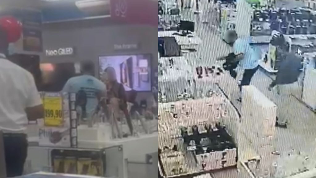 Homem de 42 anos causou pânico no estabelecimento nesta segunda-feira (21), em Itumbiara, no Sul de Goiás.