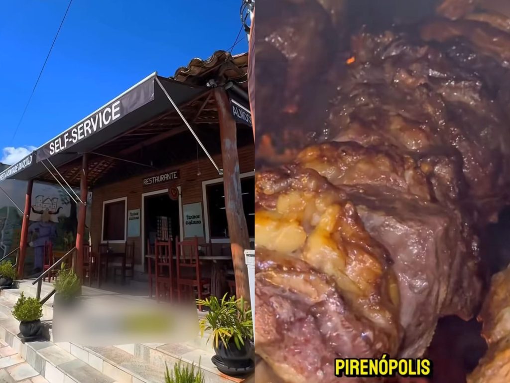 Restaurante de comida caseira e com churrasco à vontade em Pirenópolis é opção para quem quer fugir da Rua do Lazer