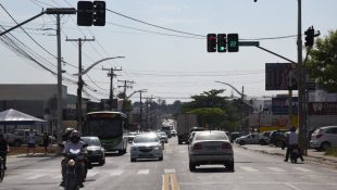 Trânsito em Aparecida de Goiânia. (Foto: Jhonney Macena/Prefeitura de Aparecida de Goiânia)