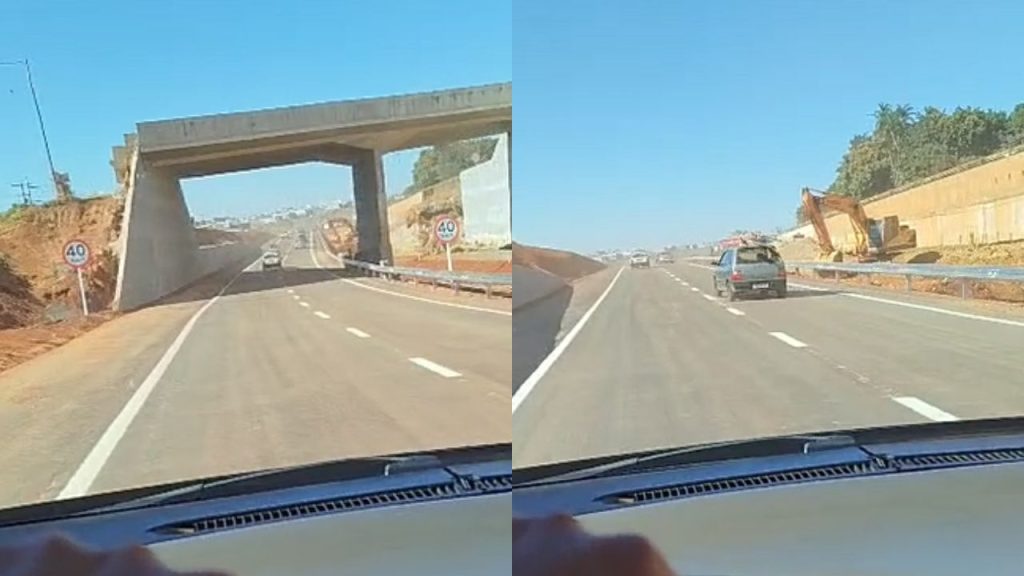 Viaduto do Recanto do Sol foi liberado. (Foto: Reprodução)