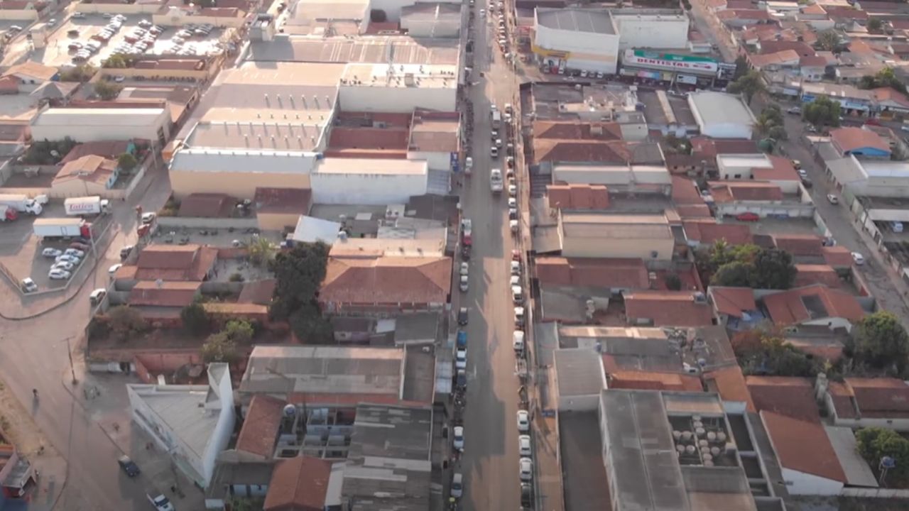 Vista aérea do Setor Garavelo. (Foto: Captura/Google Street View)