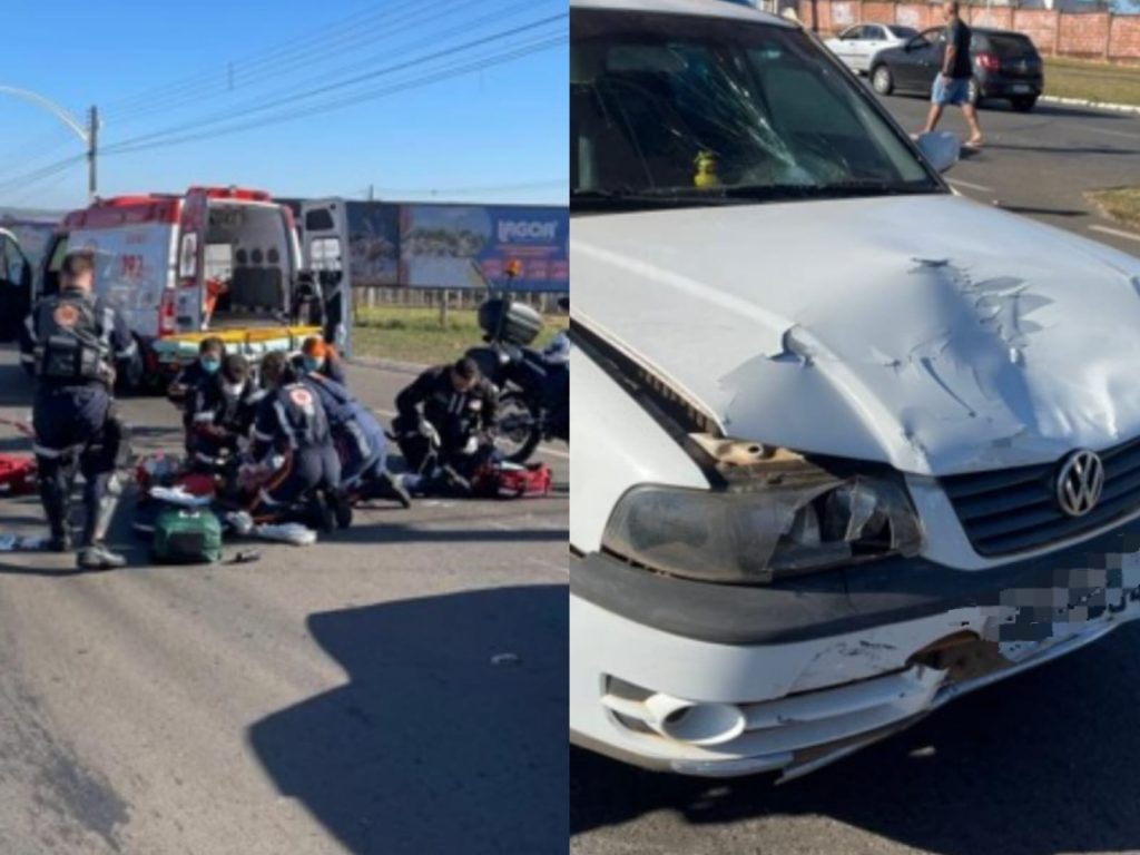 Acidente aconteceu na GO-020, em Caldas Novas. (Foto: Reprodução)