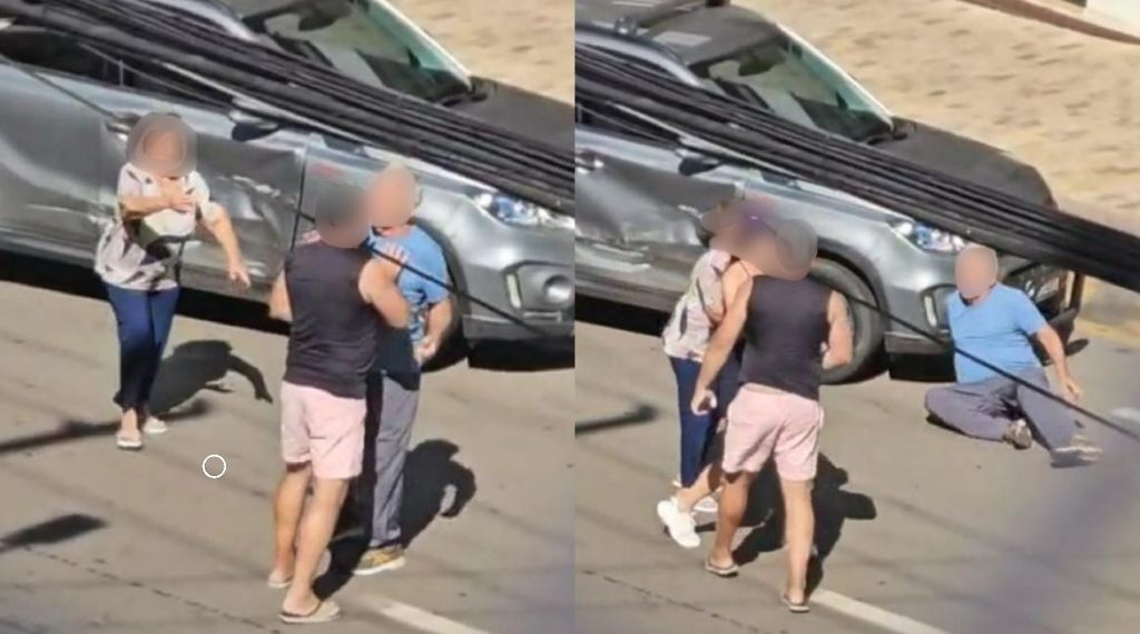 Idoso leva a pior após briga de trânsito em Anápolis