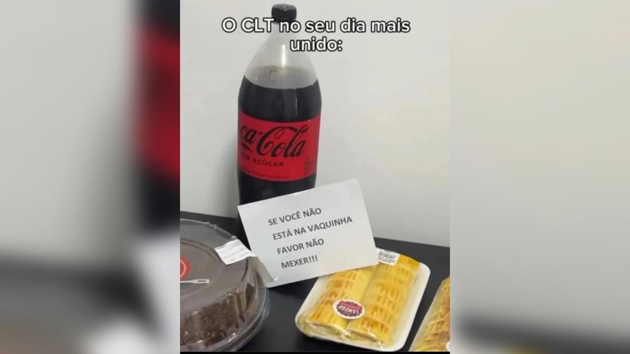 Placa chama atenção com pedido nada discreto dentro de empresa
