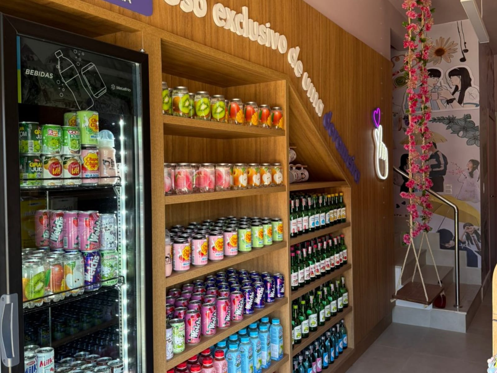 Produtos vendidos na K-korea. (Foto: Divulgação)