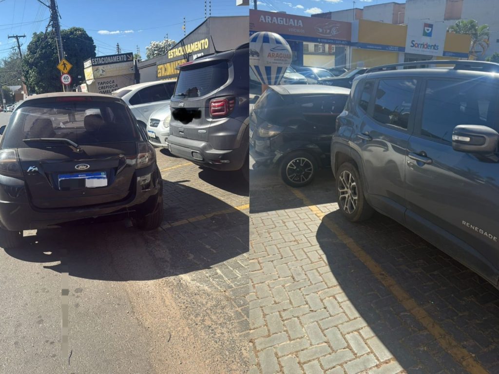 Registro com hábito que irrita qualquer motorista foi enviado a reportagem. (Foto: Arquivo Pessoal)