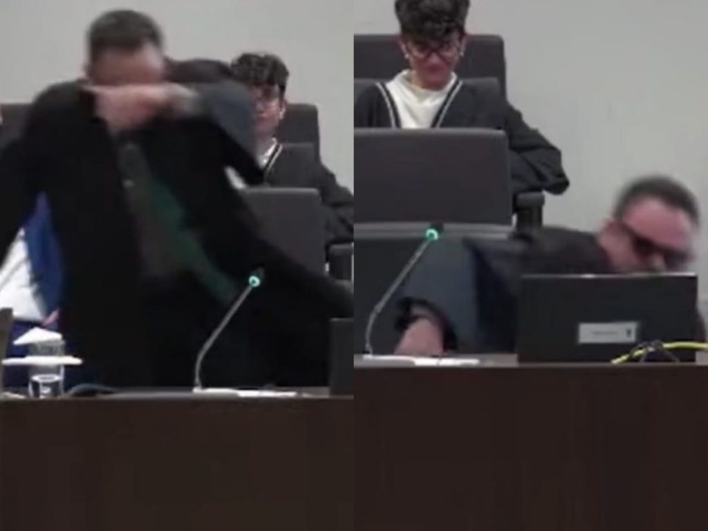 Advogado protagonizou momento inusitado ao gingar capoeira no meio da sustentação. (Foto: TJGO)