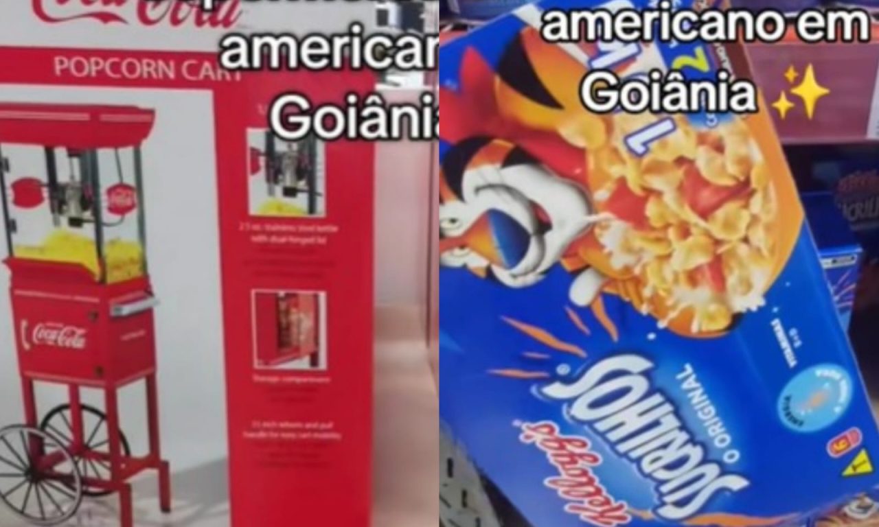 Supermercado conta com produtos normalmente não encontrados em prateleiras do Brasil. (Foto: @hellensn_)