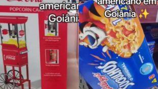 Supermercado conta com produtos normalmente não encontrados em prateleiras do Brasil. (Foto: @hellensn_)