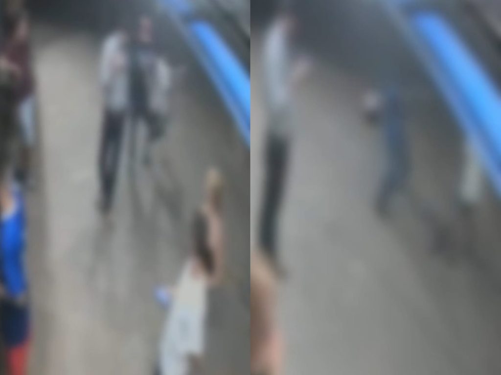 Homicídio brutal foi flagrado pelas câmeras de segurança do estabelecimento. (Foto: Divulgação/PC)