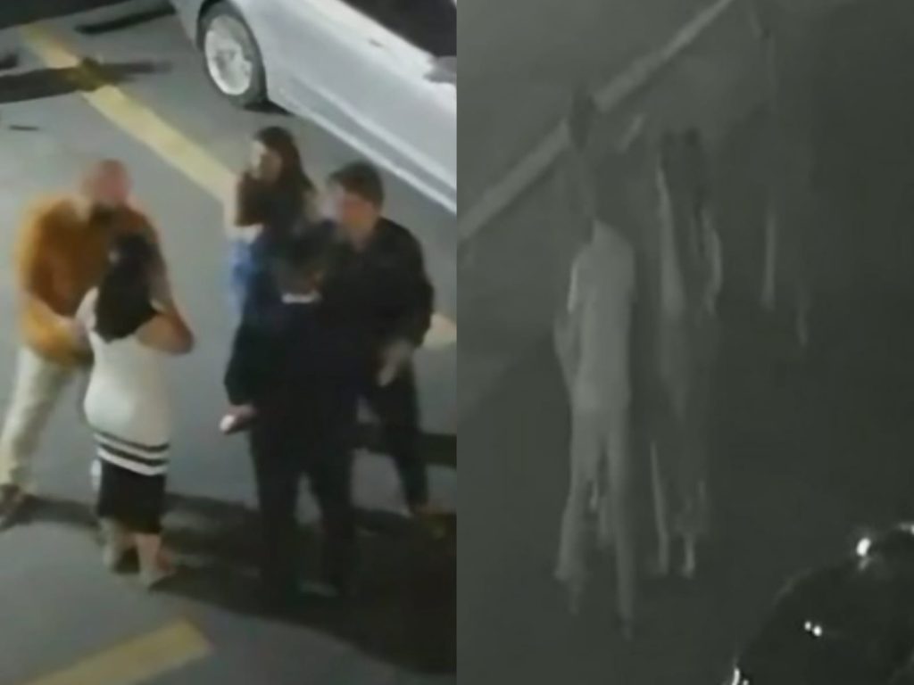 Confusão com Pastor foi filmada pelas câmeras de segurança. (Foto: Reprodução)