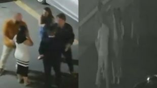 Confusão com Pastor foi filmada pelas câmeras de segurança. (Foto: Reprodução)