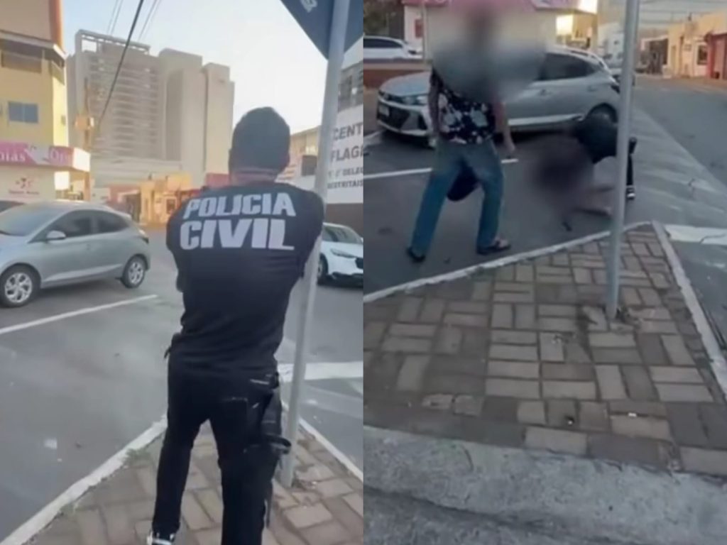 Mulher foi presa em flagrante pelo delegado. (Foto: Polícia Civil)