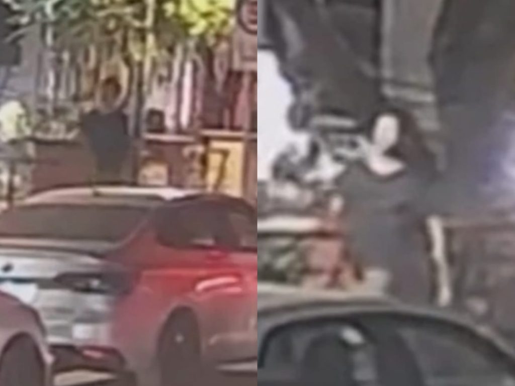 Psicólogo foi flagrado por câmeras de segurança fugindo do local. (Foto: Reprodução)