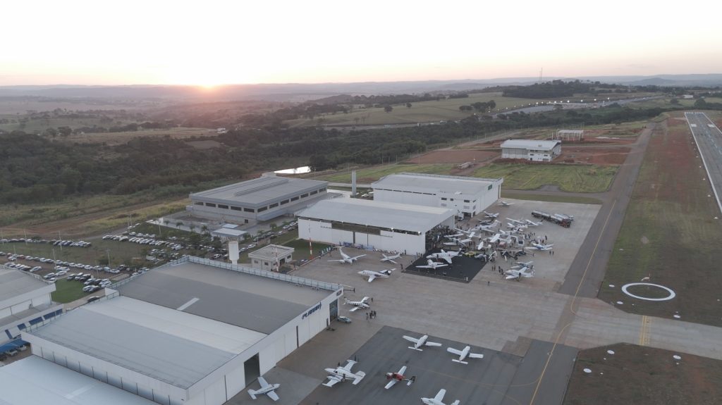 Vista aérea do Aeroporto de Goianápolis. (Foto: Divulgação)