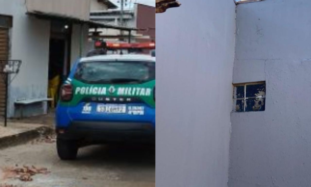 Janela feita no muro foi a principal das preocupações da família.