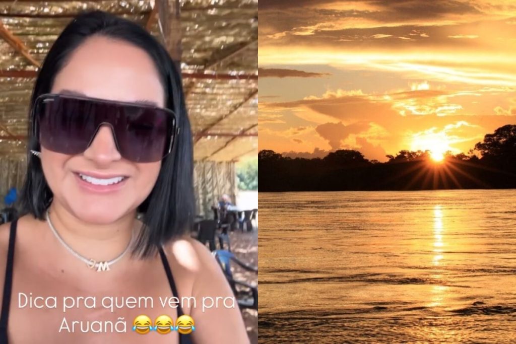 Influenciadora goiana dá dica valiosa para quem está pensando em ir a Aruanã