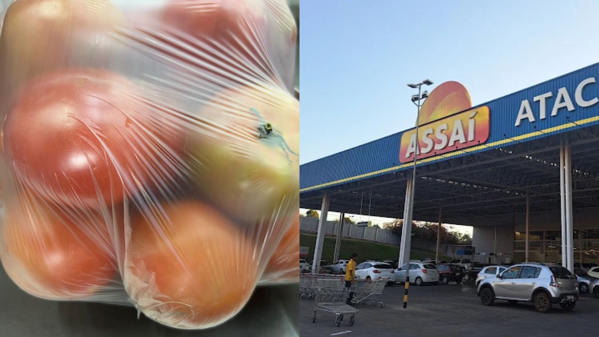 Moradora de Anápolis compra sacola com 14 tomates no Assaí e se surpreende com o valor no caixa