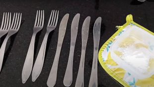 Truque das donas de casa experientes para deixar os talheres brilhando