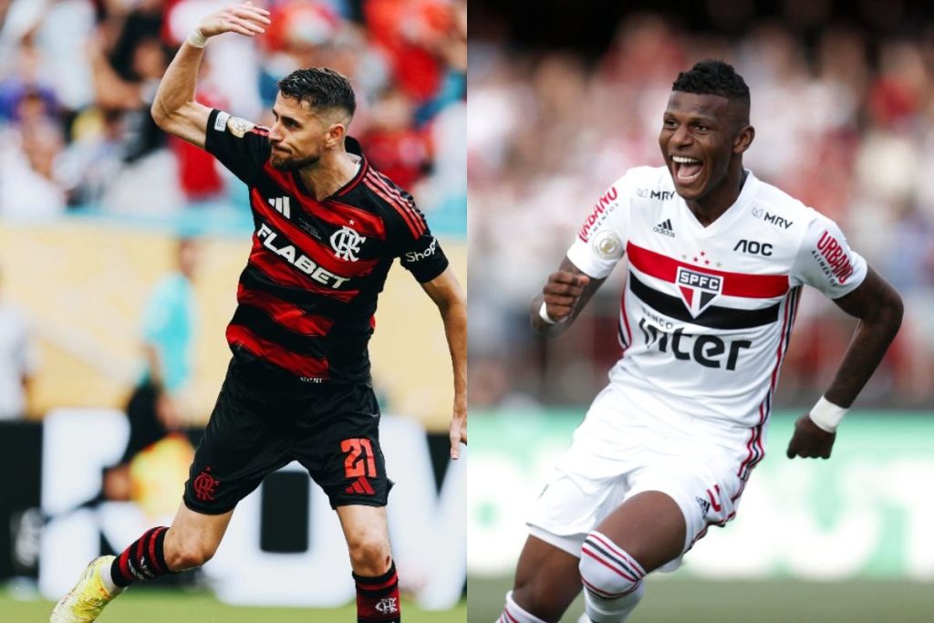 Onde assistir Flamengo x São Paulo pelo Brasileirão neste sábado (12)