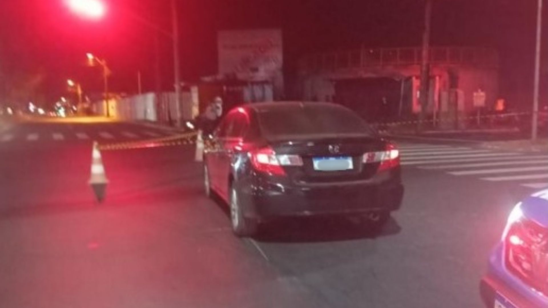Atropelamento aconteceu durante a madrugada.