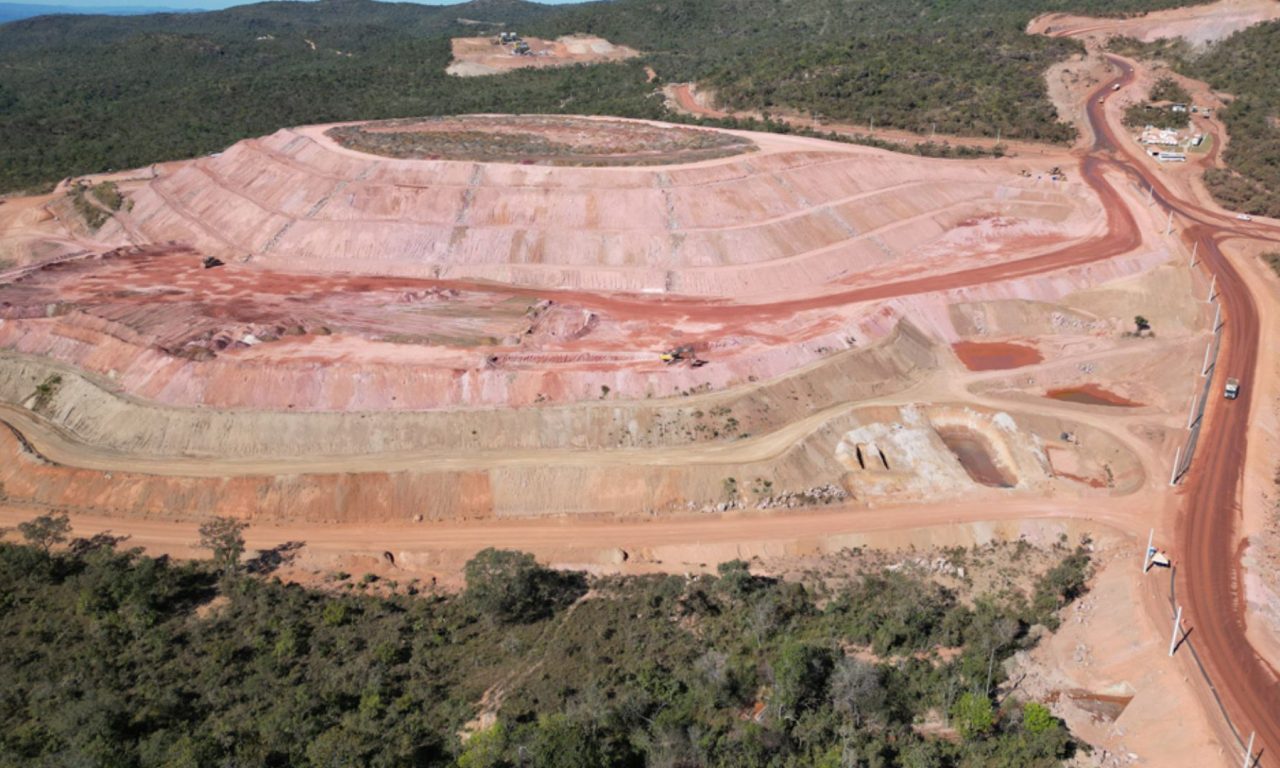 Operação da mineradora Serra Verde em terras raras de Minaçu. (Foto: Divulgação/SVPM)