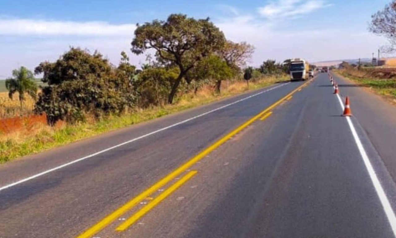 Rodovia federal administrada pela Rota Verde Goiás. (Foto: Reprodução)