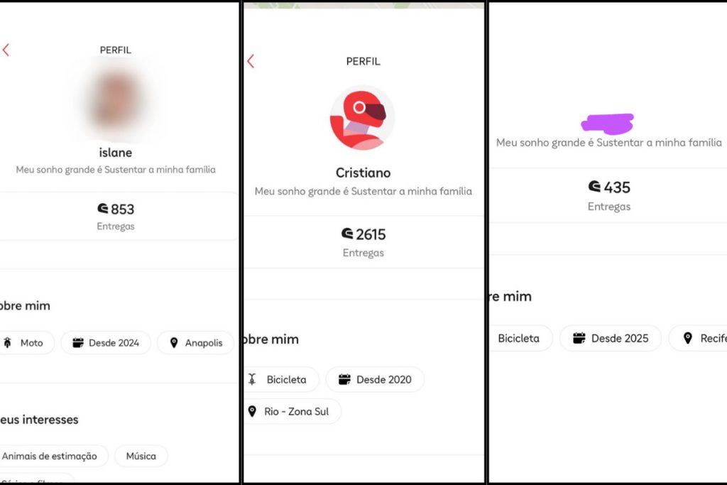 Frase que entregadores do Ifood estão usando é de partir o coração