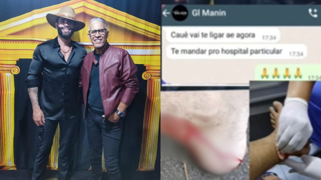 Marcelo Lima compartilhou a reação de Gusttavo após o ataque.