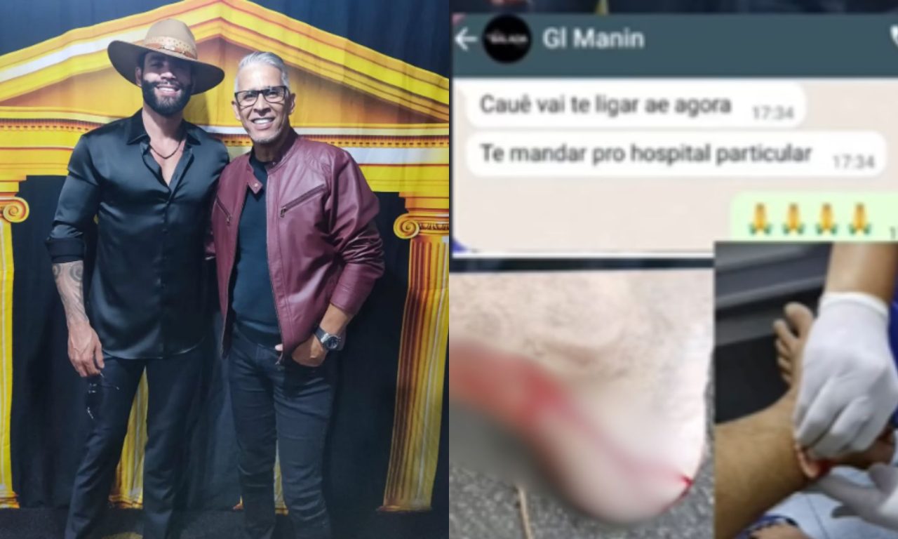 Marcelo Lima compartilhou a reação de Gusttavo após o ataque.
