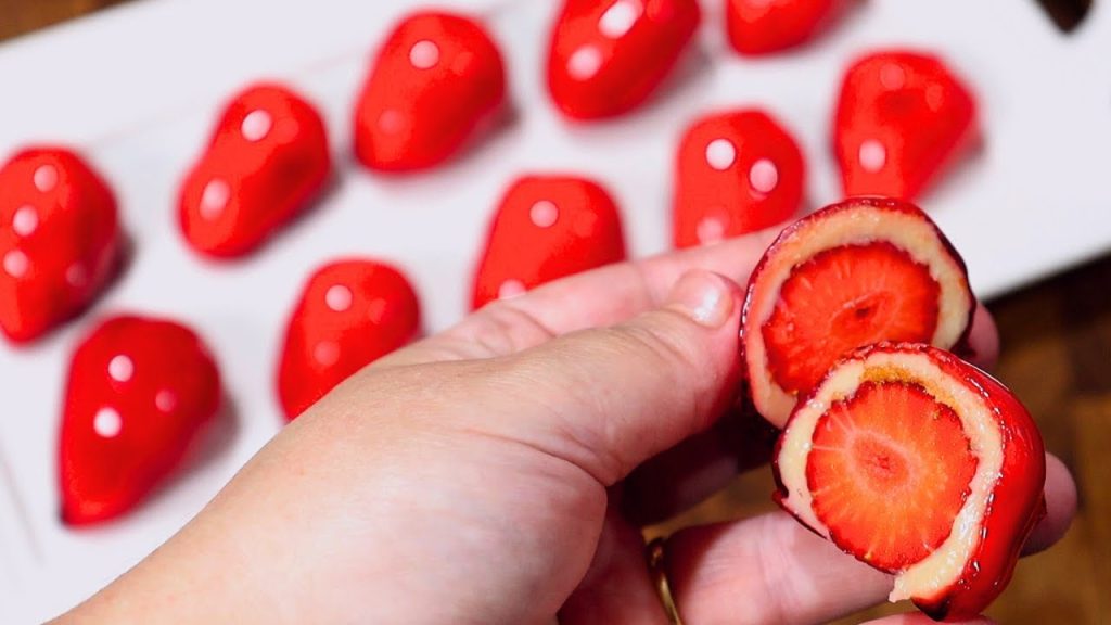 Receita prática de morango do amor sem precisar fazer calda