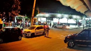 Veja momento em que homem é assassinado na porta de distribuidora de Aparecida de Goiânia