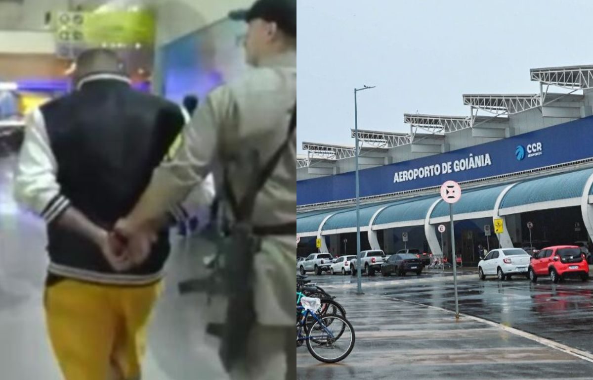 Polícia Federal identifica passageiro vindo de SP, fecha o cerco e prende ele no aeroporto de Goiânia