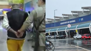 Polícia Federal identifica passageiro vindo de SP, fecha o cerco e prende ele no aeroporto de Goiânia