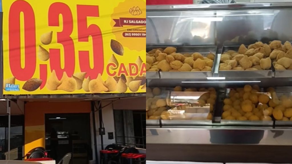 Preço dos salgados surpreendeu motoristas.