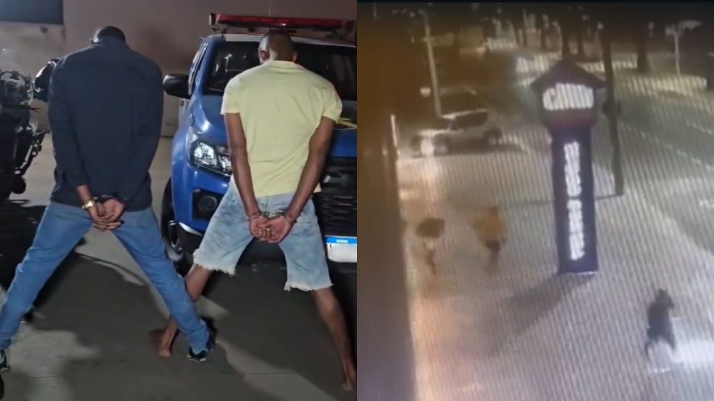 Suspeitos foram presos em flagrante durante a noite.