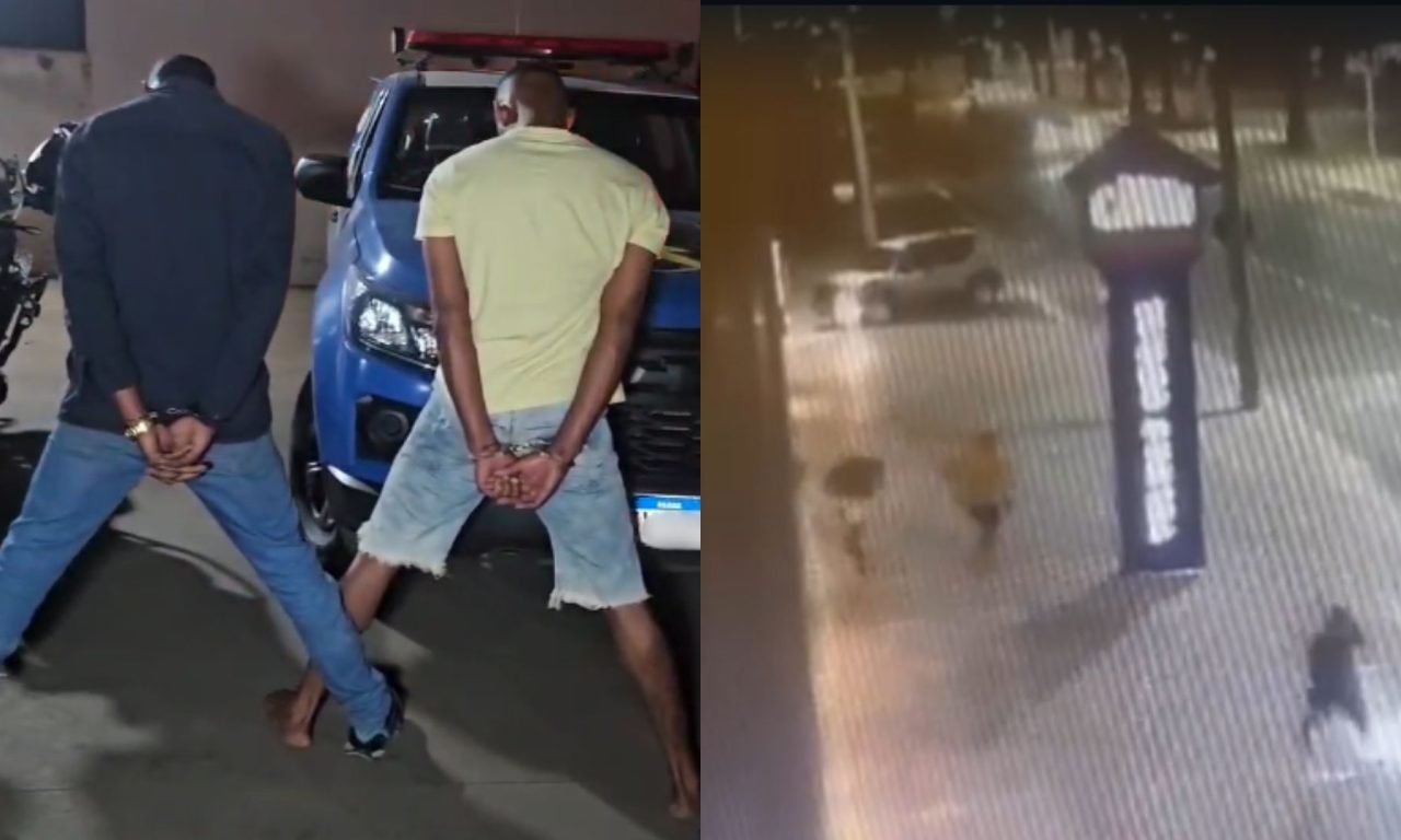 Suspeitos foram presos em flagrante durante a noite.