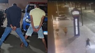 Suspeitos foram presos em flagrante durante a noite.
