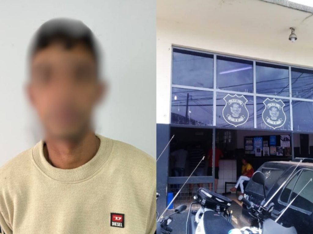 Suspeito foi preso e confessou participação no homicídio. (Foto: Reprodução)