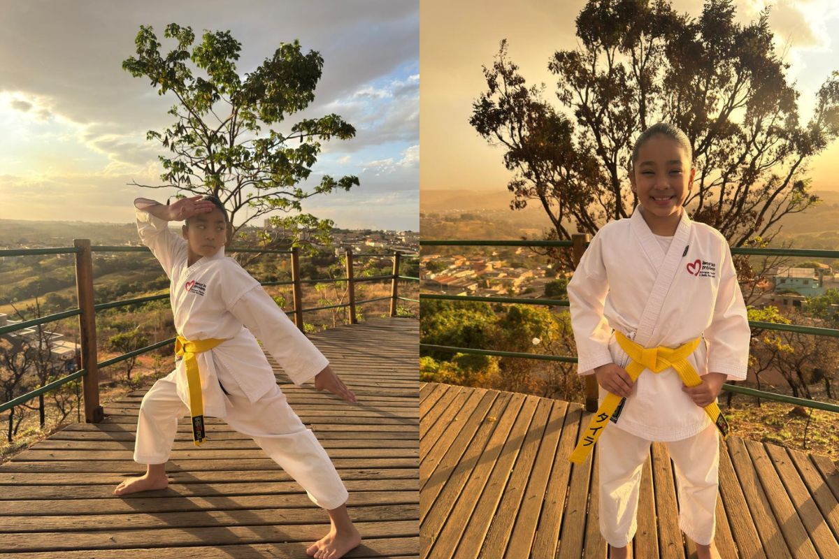 Com apenas 10 anos, atleta de Anápolis brilha no karatê e vai representar o Brasil no Pan-Americano