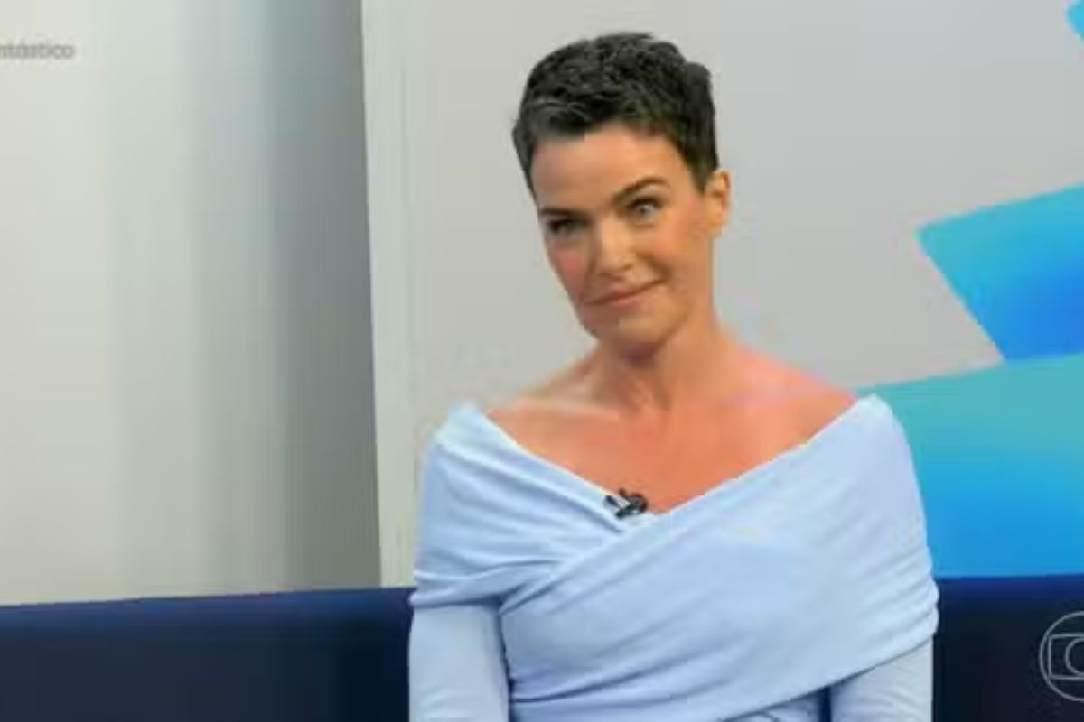 Ana Paula Arósio grava chamada inédita para a Globo e anima público