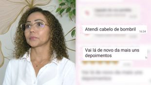 Enfermeira voltou a receber ofensas racistas após denunciar o caso. (Foto: Reprodução/TV Anhanguera)