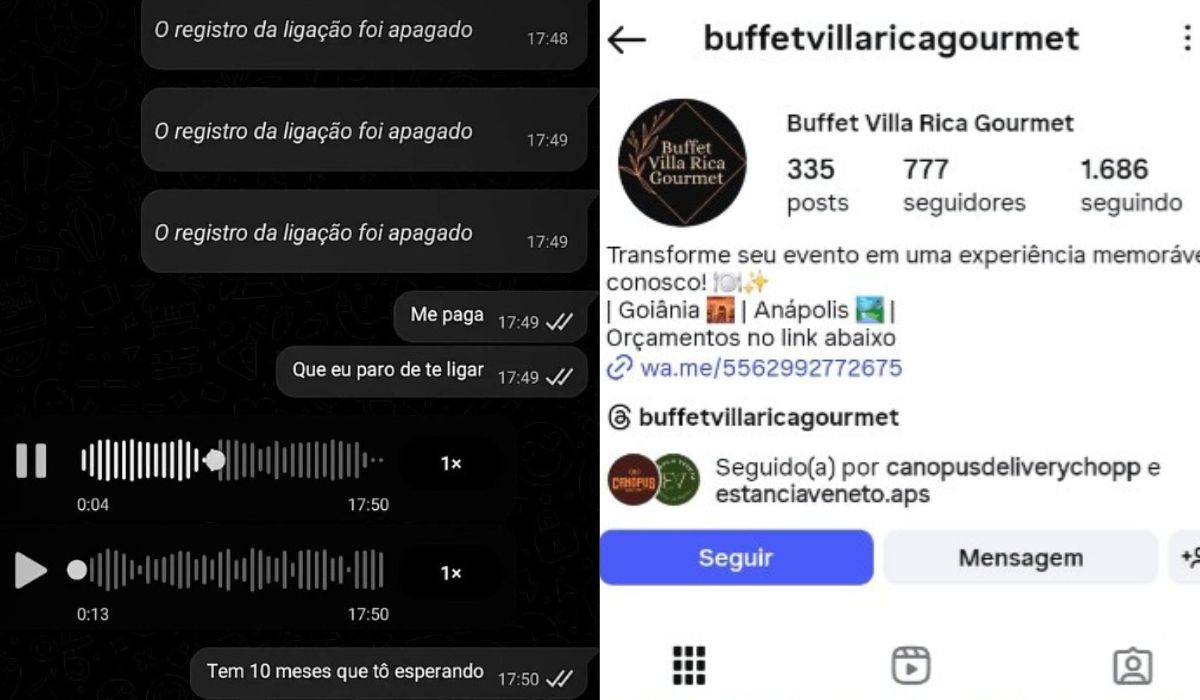 Proprietária de buffet acusada de golpe em Anápolis aparece em áudios com ameaças a clientes
