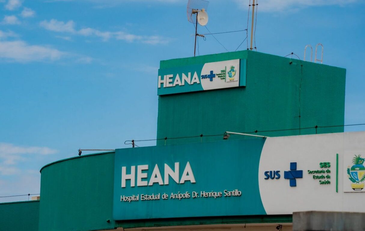 Hospital Estadual de Anápolis Dr. Henrique Santillo (Heana). (Foto: Iron Braz)