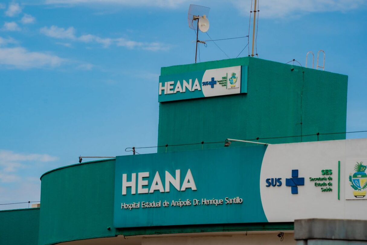 Hospital Estadual de Anápolis Dr. Henrique Santillo (Heana). (Foto: Iron Braz)