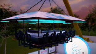 Sky Piri promete restaurante suspenso a 50 metros de altura. (Foto: Divulgação)