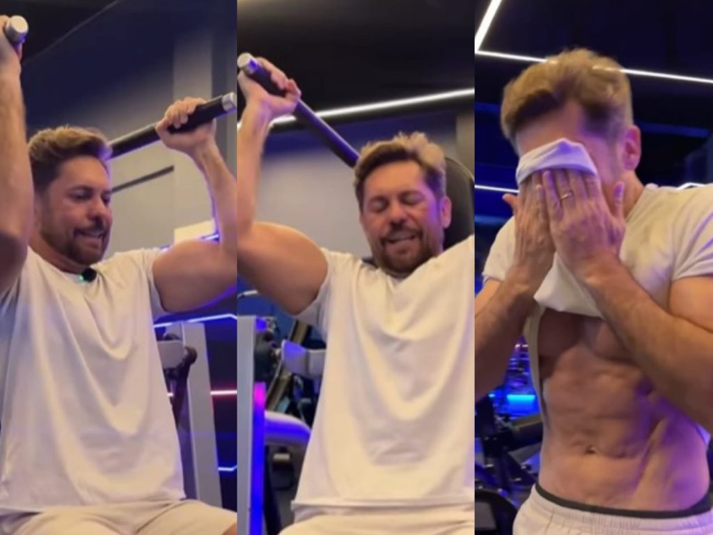 Presidente da Alego exibiu tanquinho ao fazer convite à população. (Foto: @brunopeixotooficial)